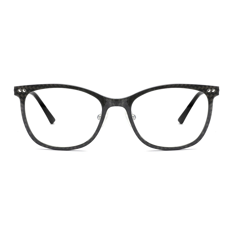 Stronger Ultralight Carbon Fiber Optical Frame with Metal Temples