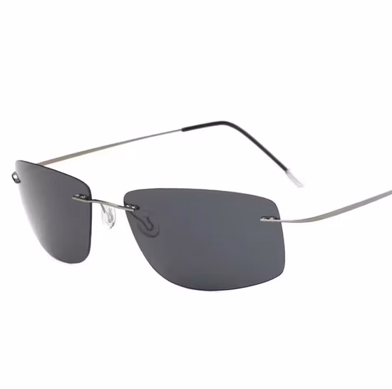 Neues Produkt, modische coole Herren-Sonnenbrille aus Titan