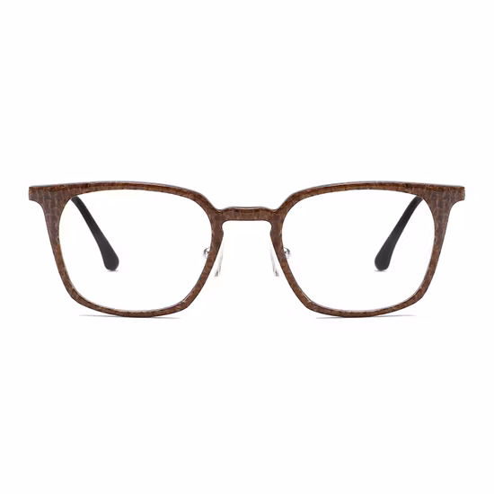 Ultraleichter, stärkerer optischer Rahmen aus Kohlefaser mit Titanbügeln