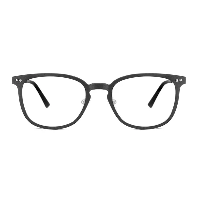 Ultraharter, stärkerer, ultraleichter Brillenrahmen aus Kohlefaser mit Metallbügeln