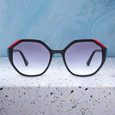 Neue, trendige, neu eingetroffene Sonnenbrillen. 100 % handgefertigte Laminierungs-Acetat-Rahmen-Sonnenbrillen